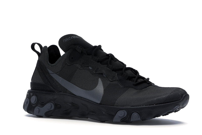 Nike React Element 55 Triple Black