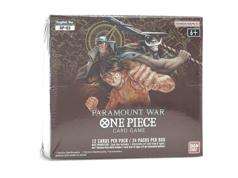Bandai One Piece Card Game Paramount War Booster Box (OP-02) (English)