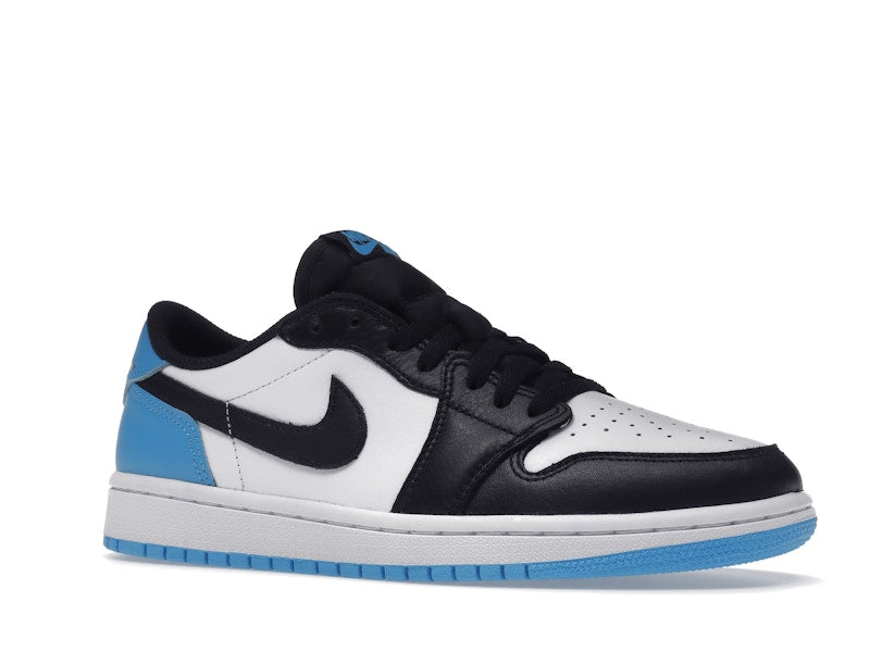 Jordan 1 Retro Low OG Black Dark Powder Blue (Women's)