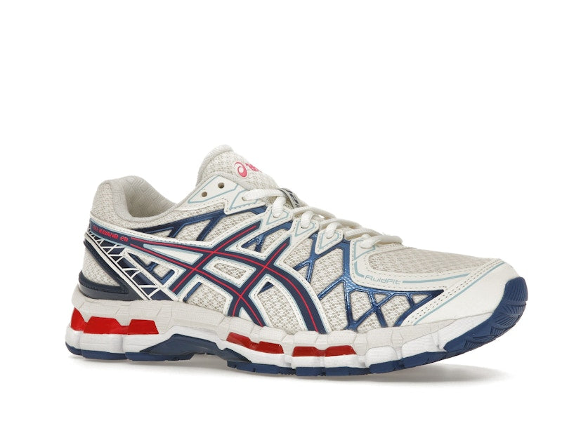 ASICS Gel-Kayano 20 Cream Blue Red