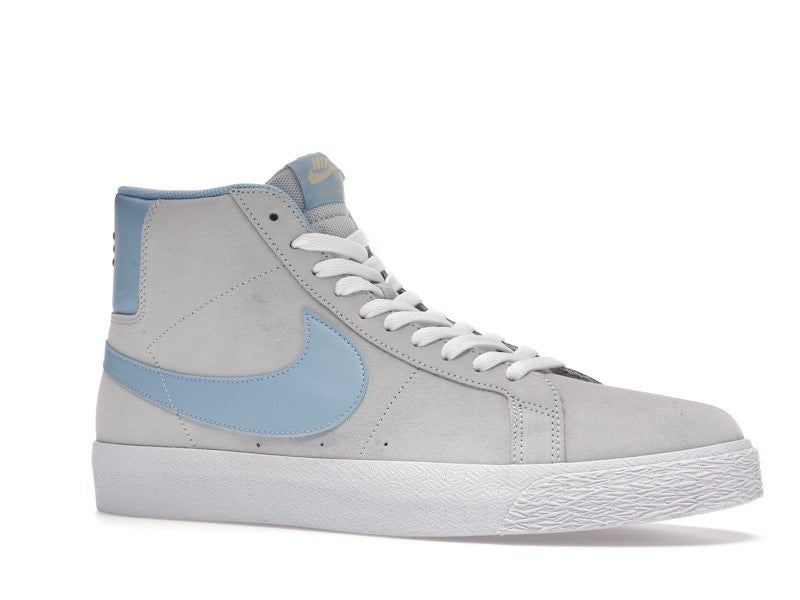 Nike SB Blazer Mid Soft Grey Baby Blue