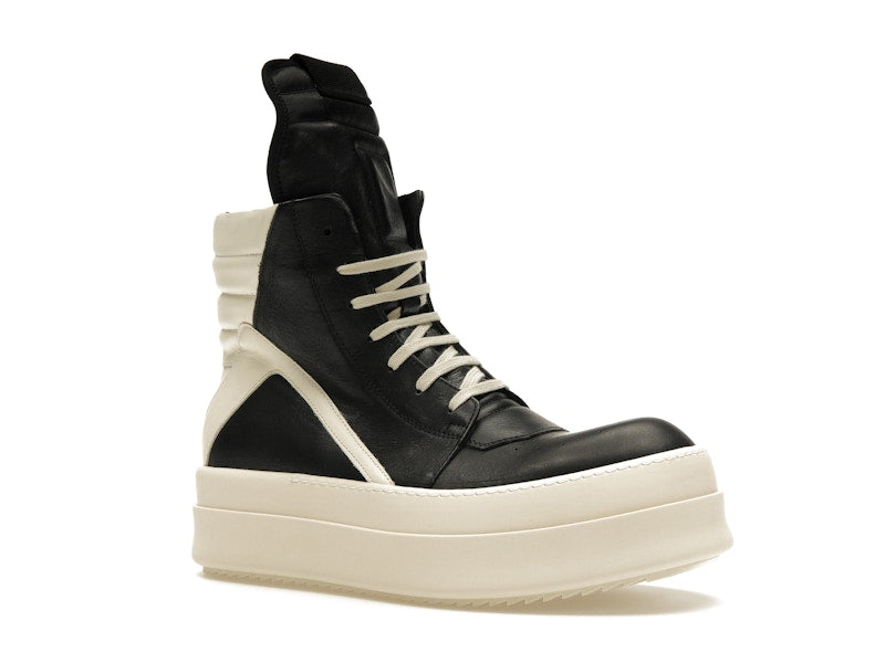 Rick Owens Mega Bumper Geobasket Black Milk