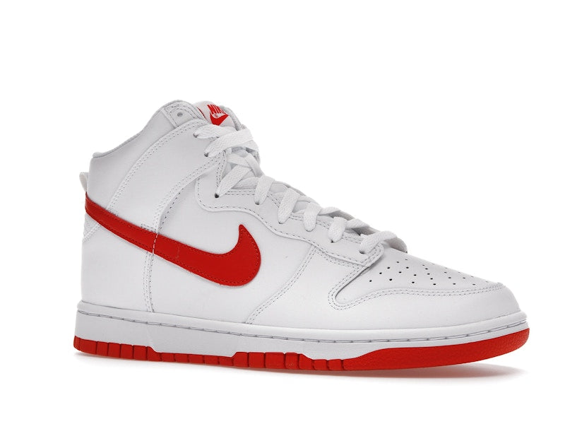 Nike Dunk High White Picante Red