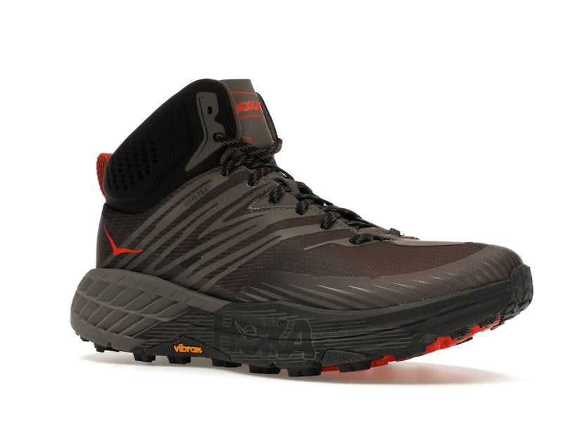 Hoka One One Speedgoat Mid Gore-Tex 2 Black Grey Red