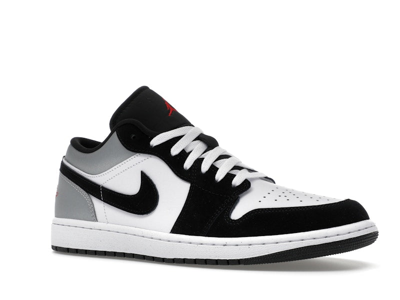Jordan 1 Low SE White Fire Red Black Matte Silver