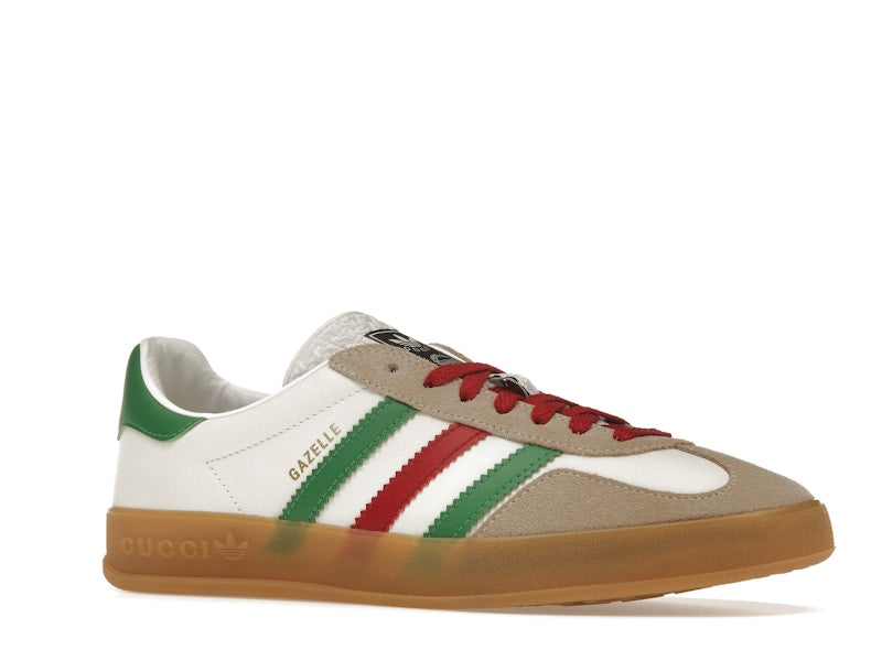 adidas x Gucci Gazelle White Green Red