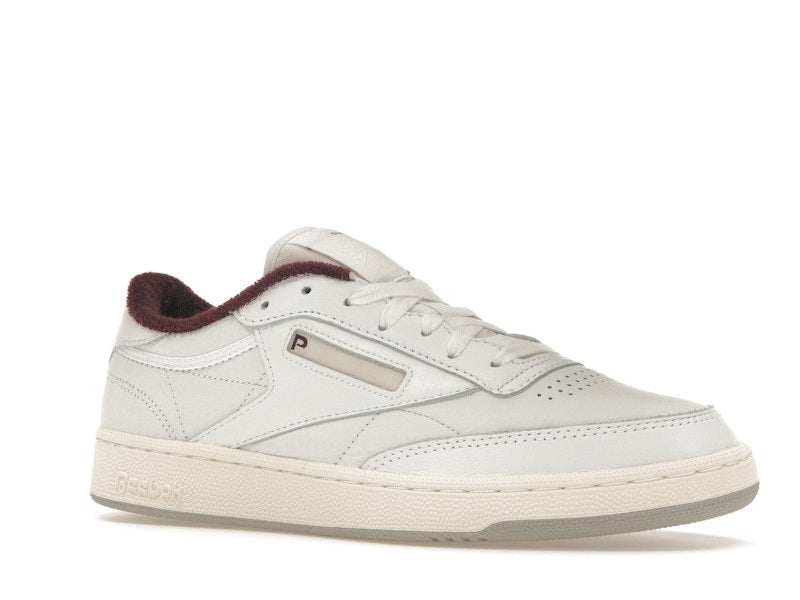 Reebok Club C 85 Packer Shoes Chalk White Maroon