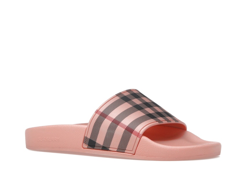 Burberry Furley Slides Vintage Check Pink (Women's)