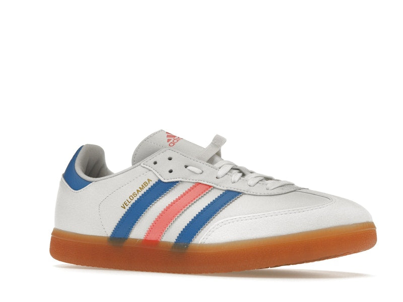 adidas Velosamba Vegan Cloud White Turbo Blue Rush