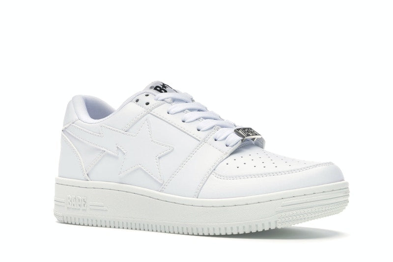 BAPE STA Low White