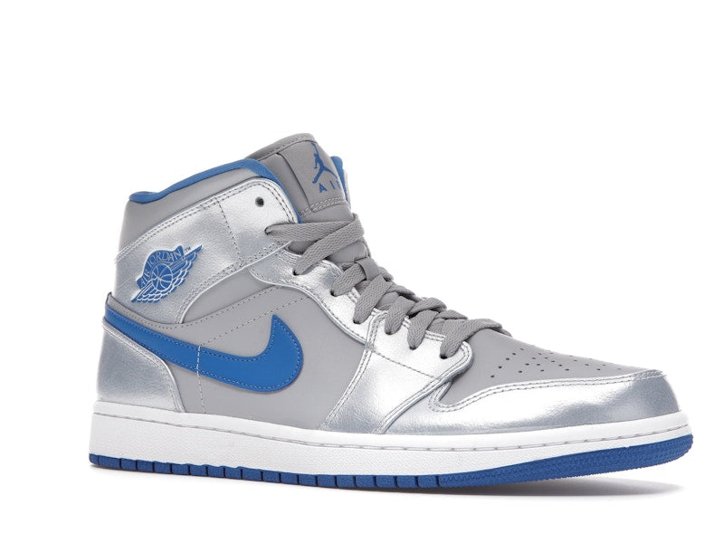 Jordan 1 Mid Wolf Grey Sport Blue