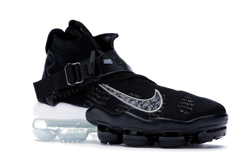 Nike Air VaporMax Premier Flyknit Black Metallic Silver White