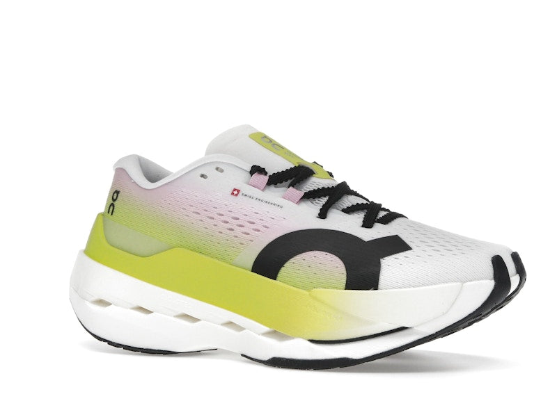 On Running Cloudboom Max Lime Raspberry