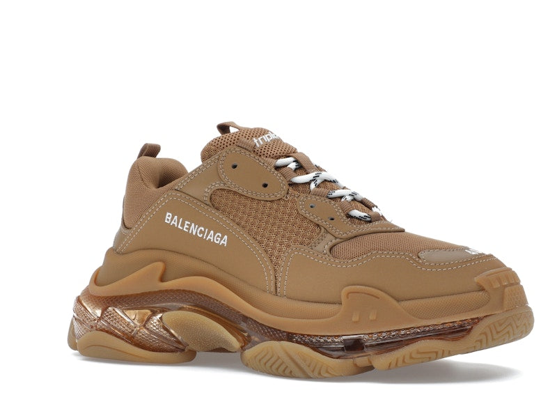 Balenciaga Triple S Clear Sole Light Camel (Women's)