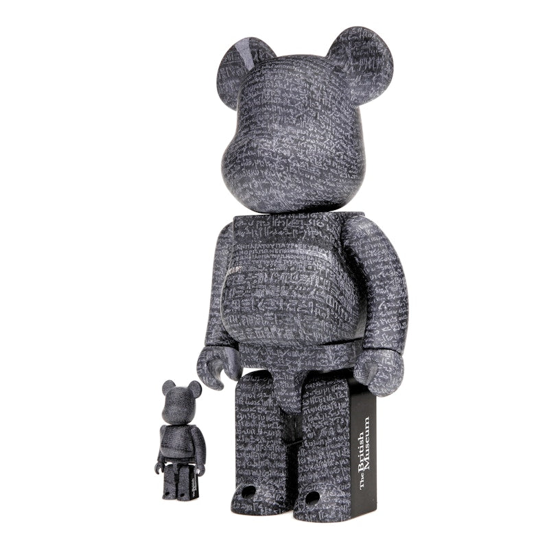 Bearbrick The British Museum (The Rosetta Stone) 100% & 400% Set