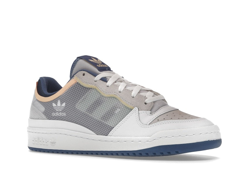 adidas Forum Low TT Cloud White Acid Orange Crew Blue