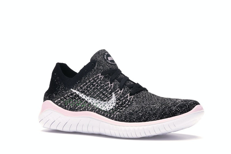 Nike Free RN Flyknit 2018 Black Pink Foam (Women's)