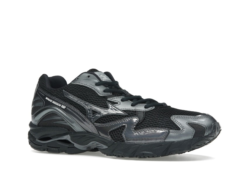 Mizuno Wave Rider 10 Black Sand Metallic Gray