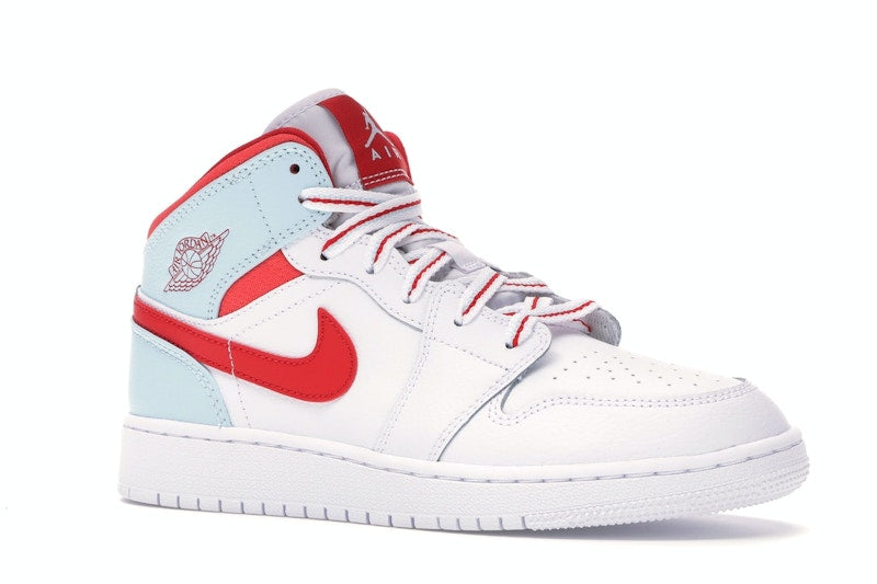 Jordan 1 Mid White Topaz Mist (GS)