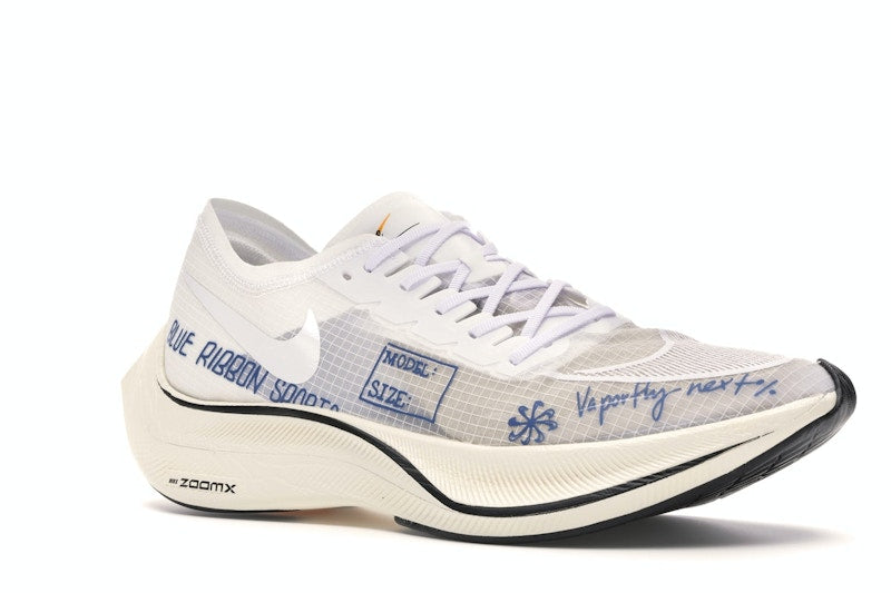 Nike ZoomX Vaporfly Next% Blue Ribbon Sports White