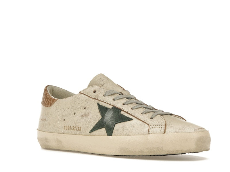 Golden Goose Super-Star Cream Green