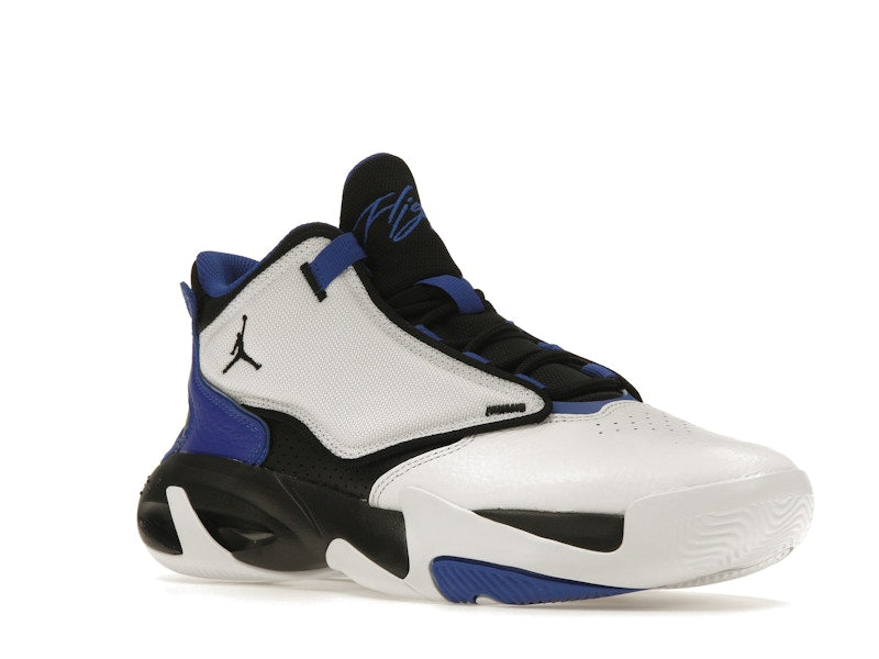 Jordan Max Aura 4 White Black Hyper Royal