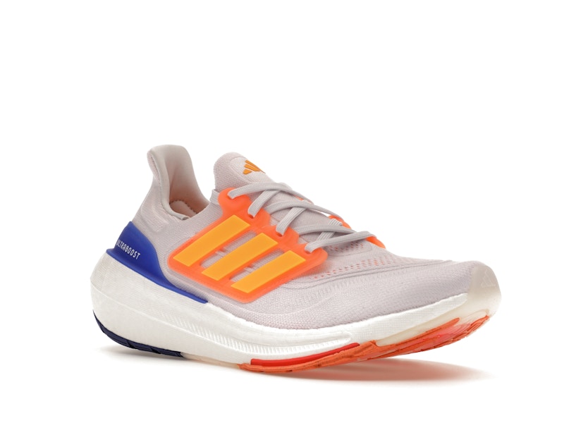 adidas Ultra Boost Light Cloud White Solar Gold Lucid Blue