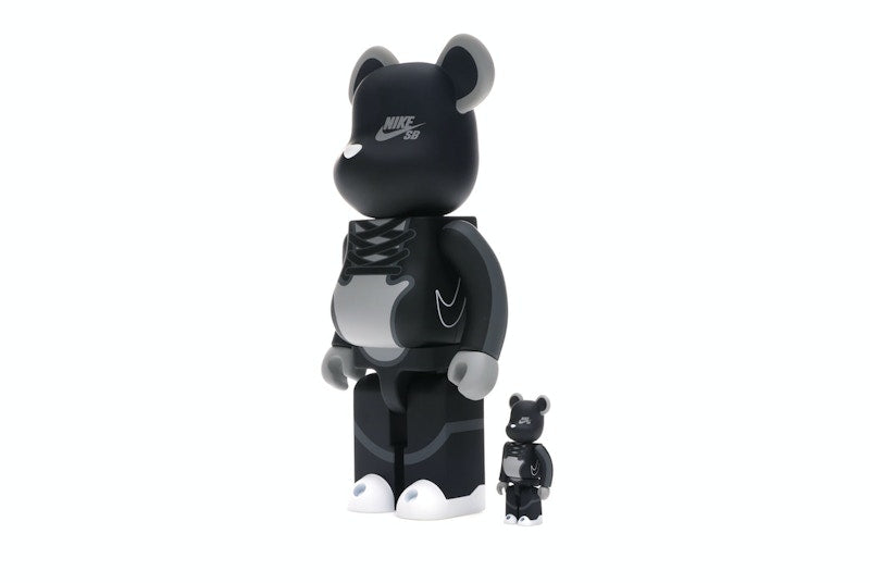 Bearbrick Nike SB 100% & 400% Set Black