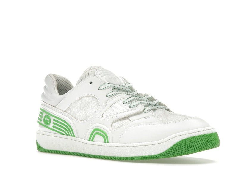 Gucci Basket Low White Demetra Green