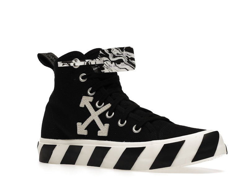 OFF-WHITE Vulcanized Mid Top Black White