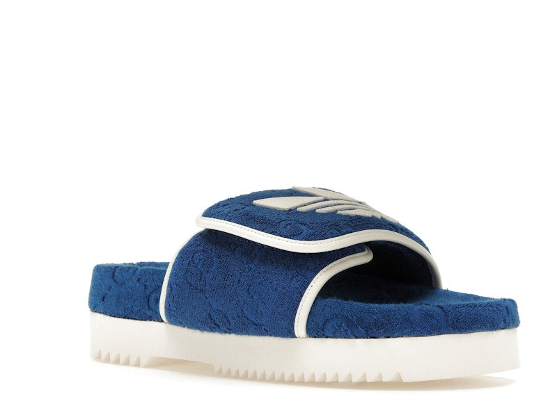 adidas x Gucci GG Platform Sandal Blue