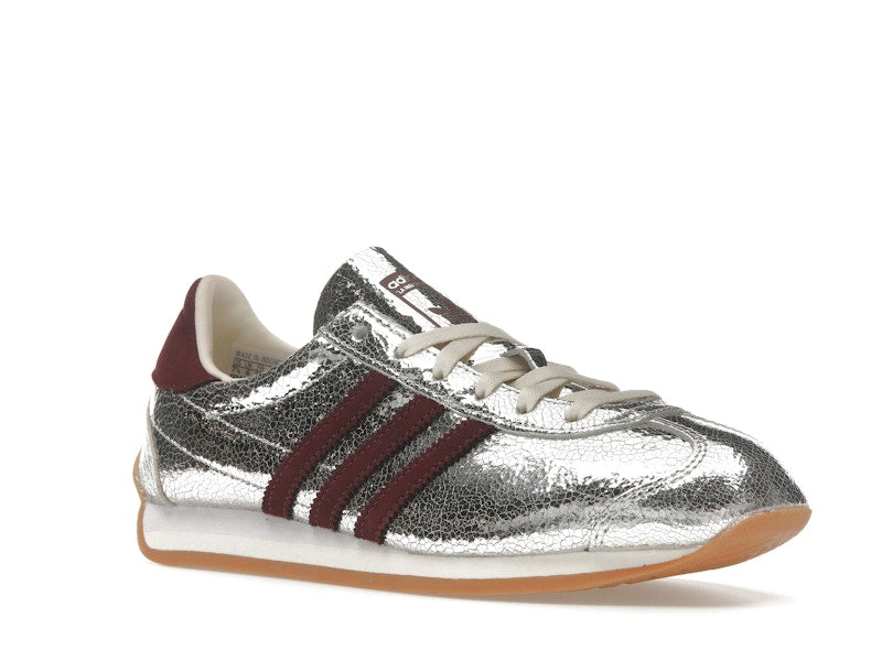 adidas Country OG Silver Metallic Maroon (Women's)