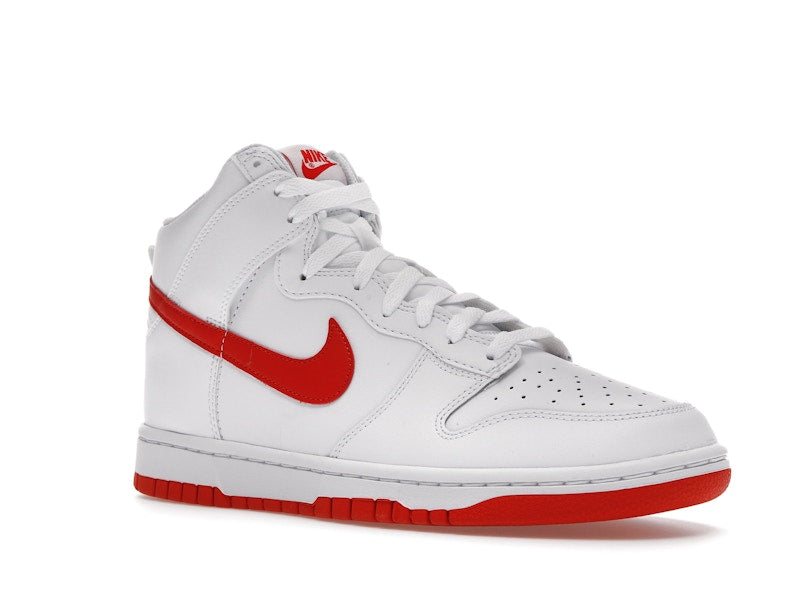 Nike Dunk High White Picante Red