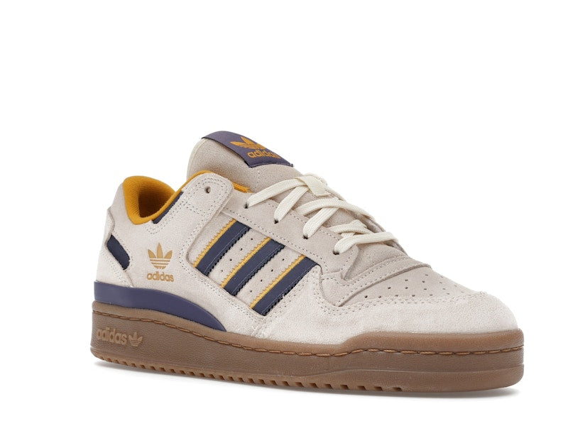 adidas Forum Low CL White Preloved Violet Yellow