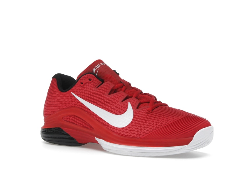 Nike Court Air Zoom Vapor 12 HC University Red Black Gym Red White