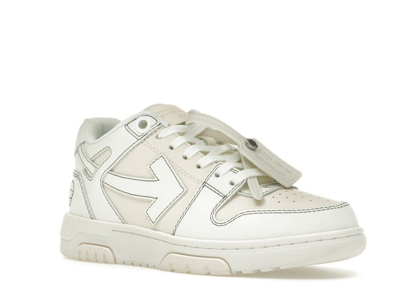 OFF-WHITE Out Of Office OOO Low Tops Cream White