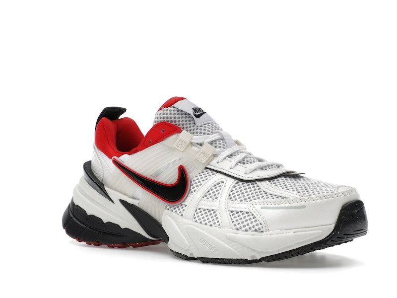 Nike V2K Run Metallic White University Red