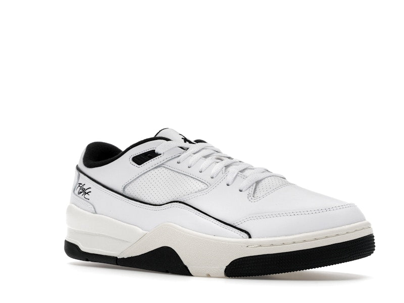 Jordan Flight Court White Sail Black