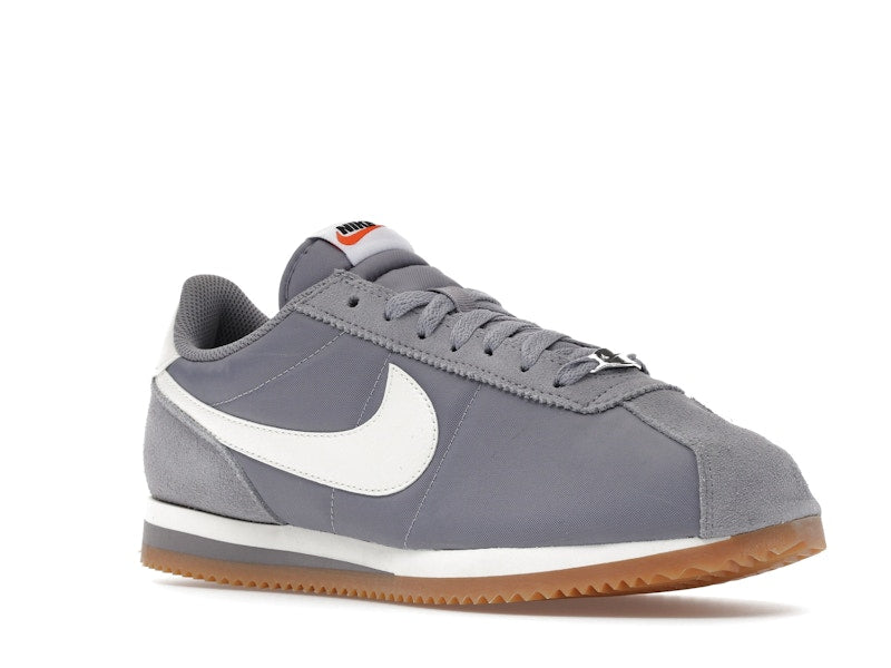 Nike Cortez Textile Cement Grey Gum Light Brown Safety Orange Sail (Women's)