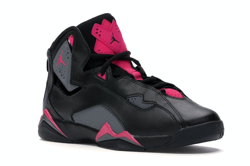 Jordan True Flight Black Dark Grey Deadly Pink (GS)