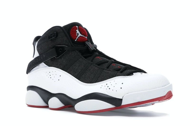 Jordan 6 Rings Black White Gym Red