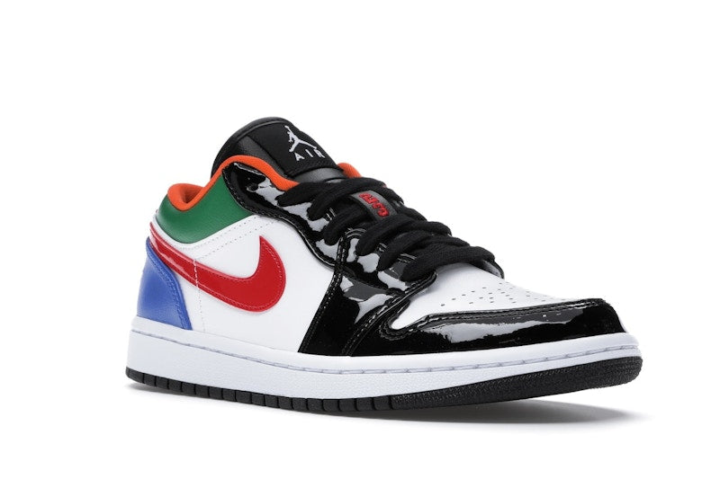 Jordan 1 Low Multi-Color Black Toe (Women's)