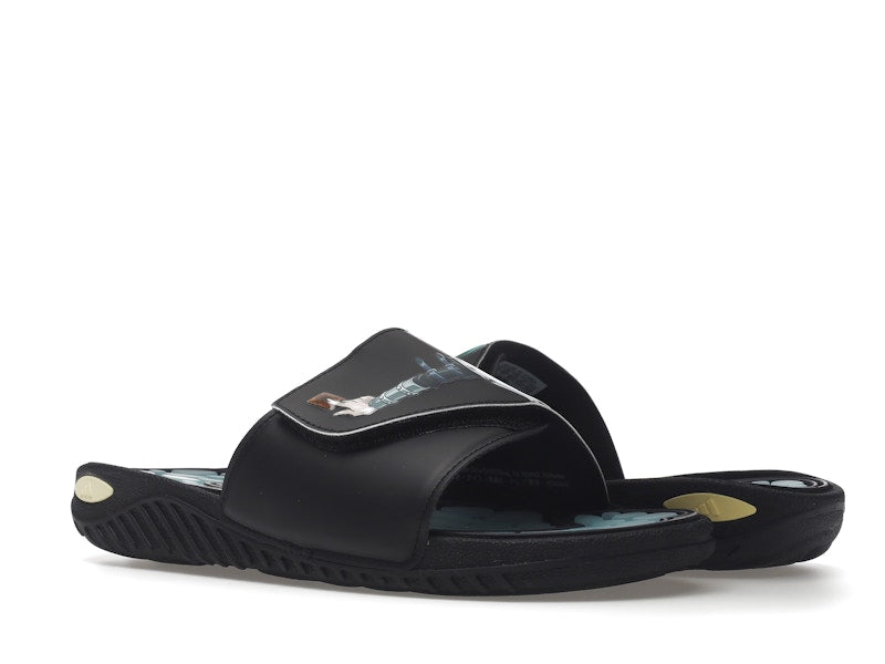 adidas Reptossage Hook-And-Loop Slides Yu-Gi-Oh! Blue Eyes White Dragon