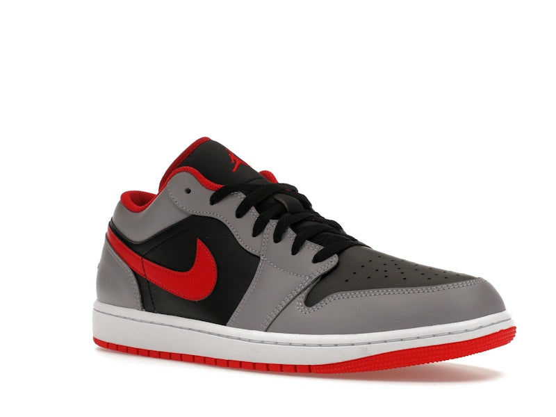 Jordan 1 Low Black Light Smoke Grey Gym Red