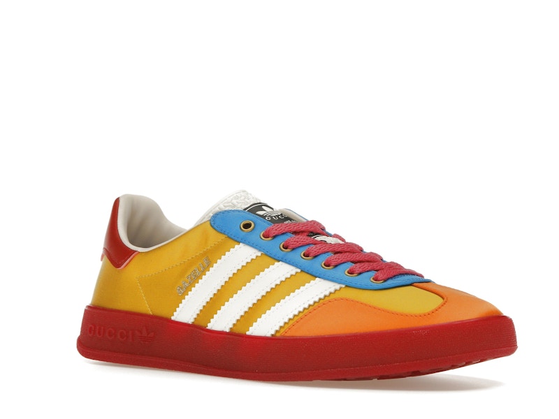 adidas x Gucci Gazelle Yellow White Red (Women's)