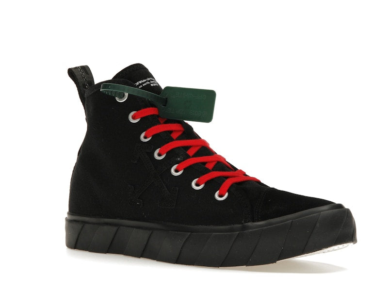 OFF-WHITE Vulcanized Hi Canvas Black Red