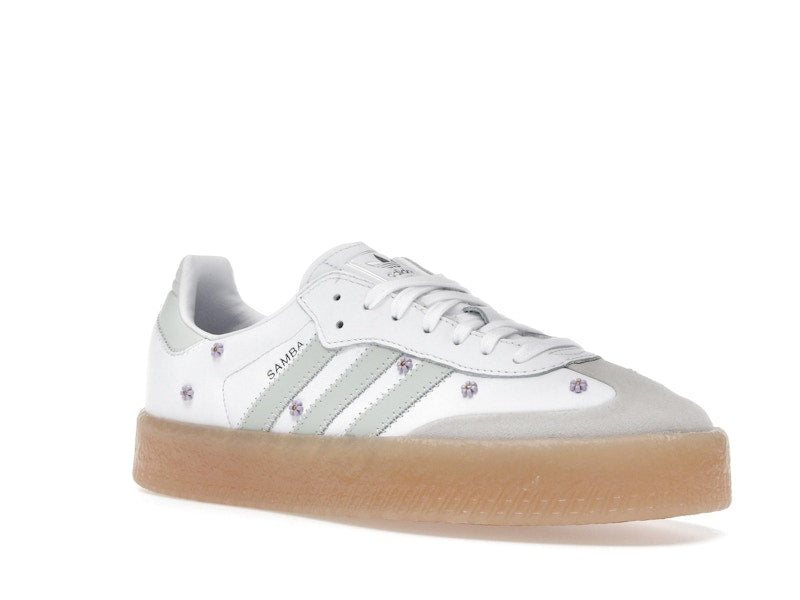 adidas Sambae Floral White Linen Green Gum (Women's)