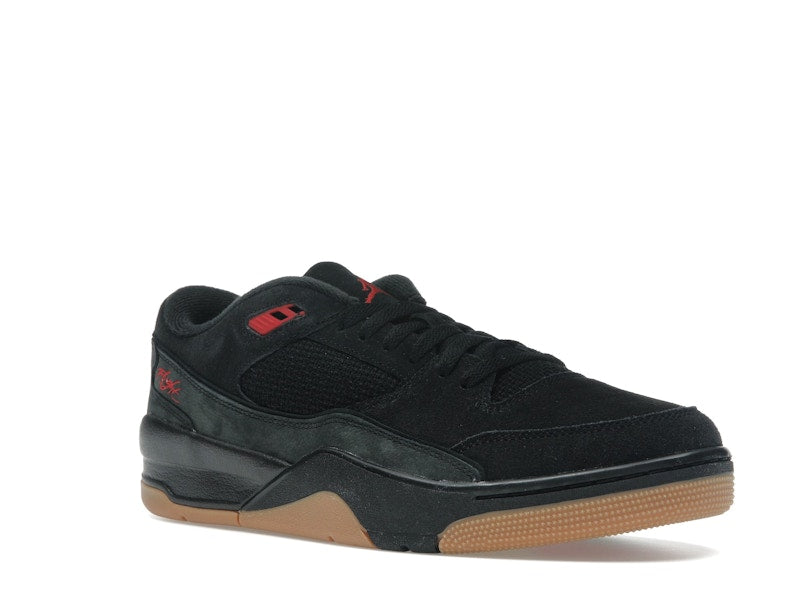 Jordan Flight Court Black Red