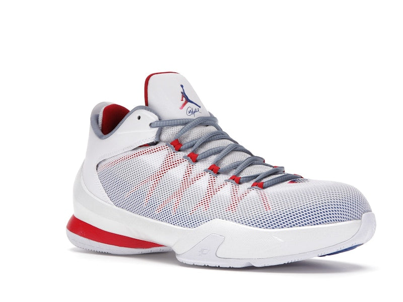 Jordan Cp3.Viii Ae White/Game Royal-Spirit Red-Cool Blue