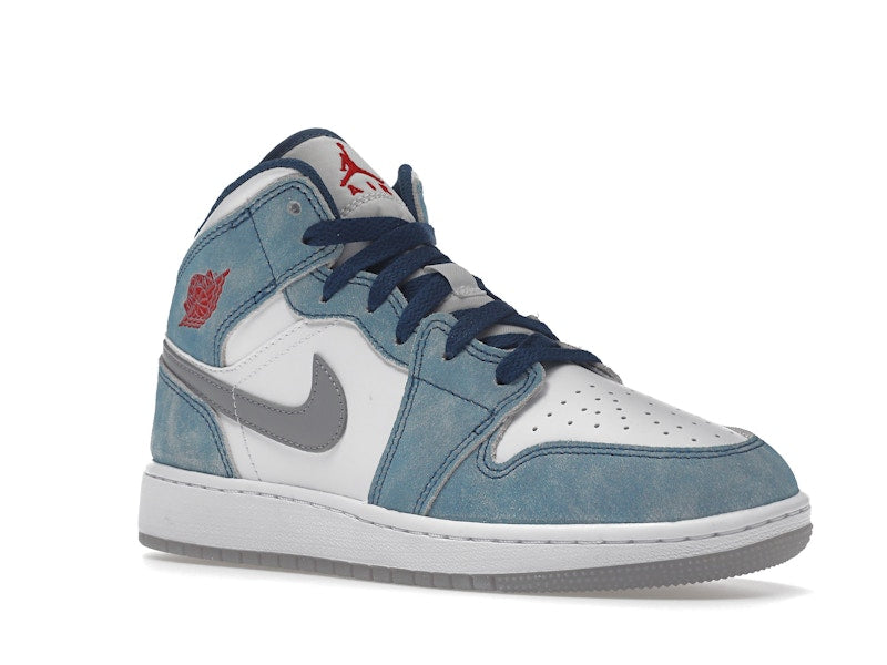 Jordan 1 Mid SE French Blue Light Steel (GS)